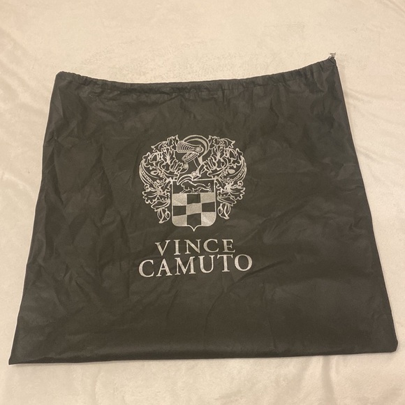 Vince Camuto Convertible Lamb Leather Pleated Tote Bag - Picture 6 of 6